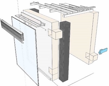 Sistemi solari a guadagno indiretto: dei muri speciali (Muri di Trombe) migliorano le prestazioni energetiche dell’edificio
